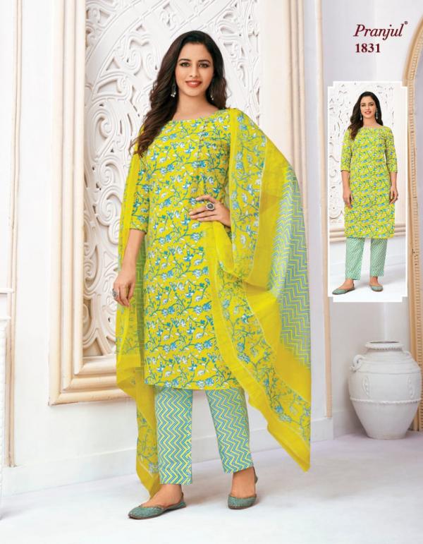 Pranjul Priyanka Vol-18 Cotton Designer Exclusive Dress Material